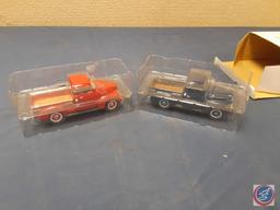 1951 Ford F-1 and 1953 Chevy 3100 Die-Cast Pickups 1/32 Scale, Amoco 1957 Corvette Convertible