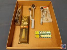 Delta Lance Tooth Files, Assortment of Ratchets,...Glardon Needle Files, Milwaukee Heat Gun, Painter