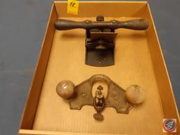 (1) Vintage Stanley No. 12 Scraper Veneer Plane, (1)...Vintage Stanley Router Plane No. 71-1/2...