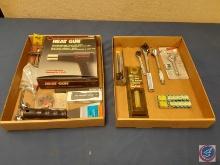 Delta Lance Tooth Files, Assortment of Ratchets,...Glardon Needle Files, Milwaukee Heat Gun, Painter