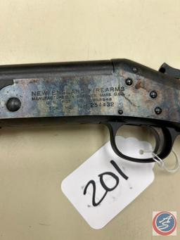 MFG: New England Firearms Model: Pardner SB1 Caliber/Gauge: 12 ga Action: Break Serial #: NH254432 .