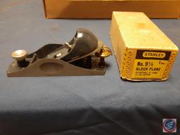 Vintage Stanley Block Plane No. 9 1/4, Rubber Gloves, Sioux Pneumatic Air Impact, Tri-Ball Trailer