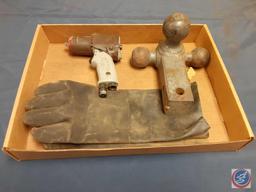 Vintage Stanley Block Plane No. 9 1/4, Rubber Gloves, Sioux Pneumatic Air Impact, Tri-Ball Trailer