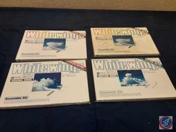 (4) Vintage...White Wings Certified Paper Airplanes Assembly Kit Dr Yasuaki Ninomiya...(in original