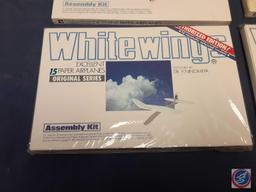 (4) Vintage...White Wings Certified Paper Airplanes Assembly Kit Dr Yasuaki Ninomiya...(in original