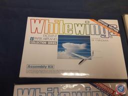 (4) Vintage...White Wings Certified Paper Airplanes Assembly Kit Dr Yasuaki Ninomiya...(in original