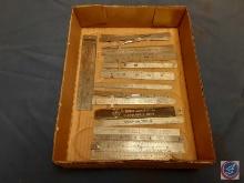 Assortment of Vintage Ruler Gages