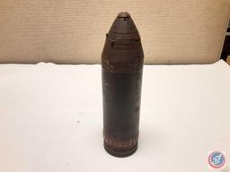 Vintage WW1 Model 1907 M Artillery Shell, Daisy BB's,...Sheridan Bantam 5`S 5mm Ammunition, Padlock