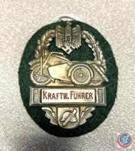 WW2 Nazi motorcycle club pin