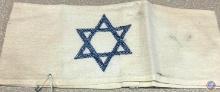 Jewish Ghetto white armband with blue Star of David