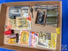 Assortment of Holesaws, Assortment of Drill Bits, Window Locks, Power Bits and Sockets, Vintage