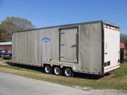 28 Ft. Featherlight tri-axle enclosed Trailer