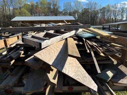 Trailer load of wood