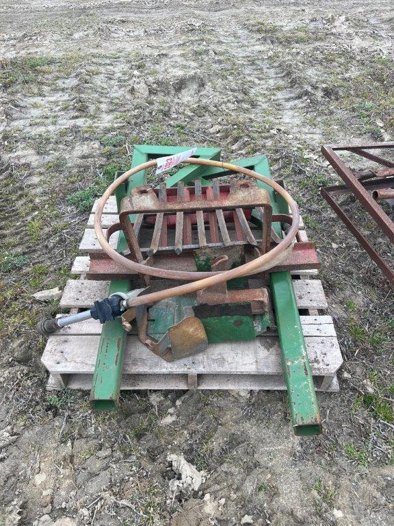 Pallet of farm items