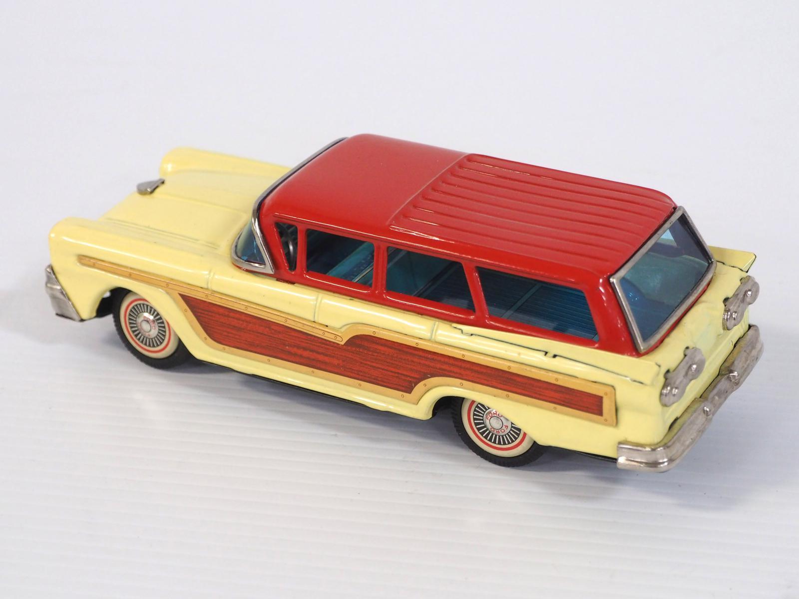 58 Ford Ranch Wagon friction toy