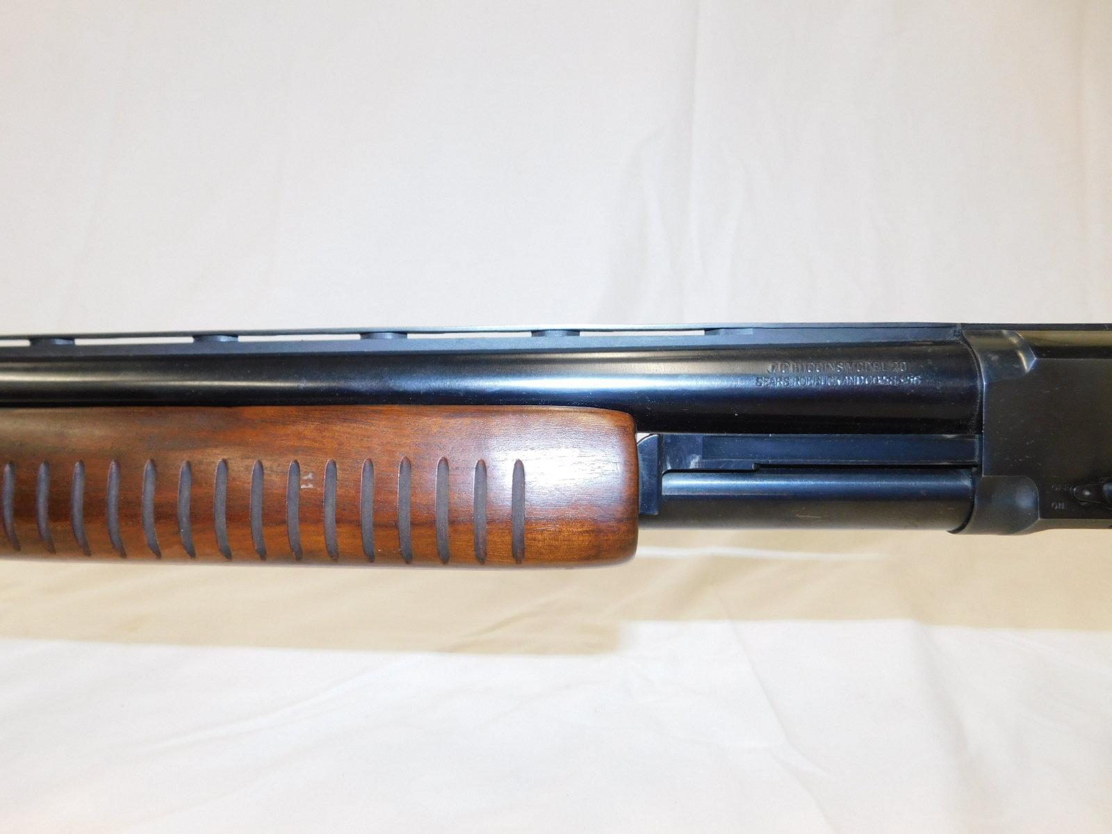 JC HIGGINS MODEL 20 12GA PUMP VENT RIB SHOTGUN