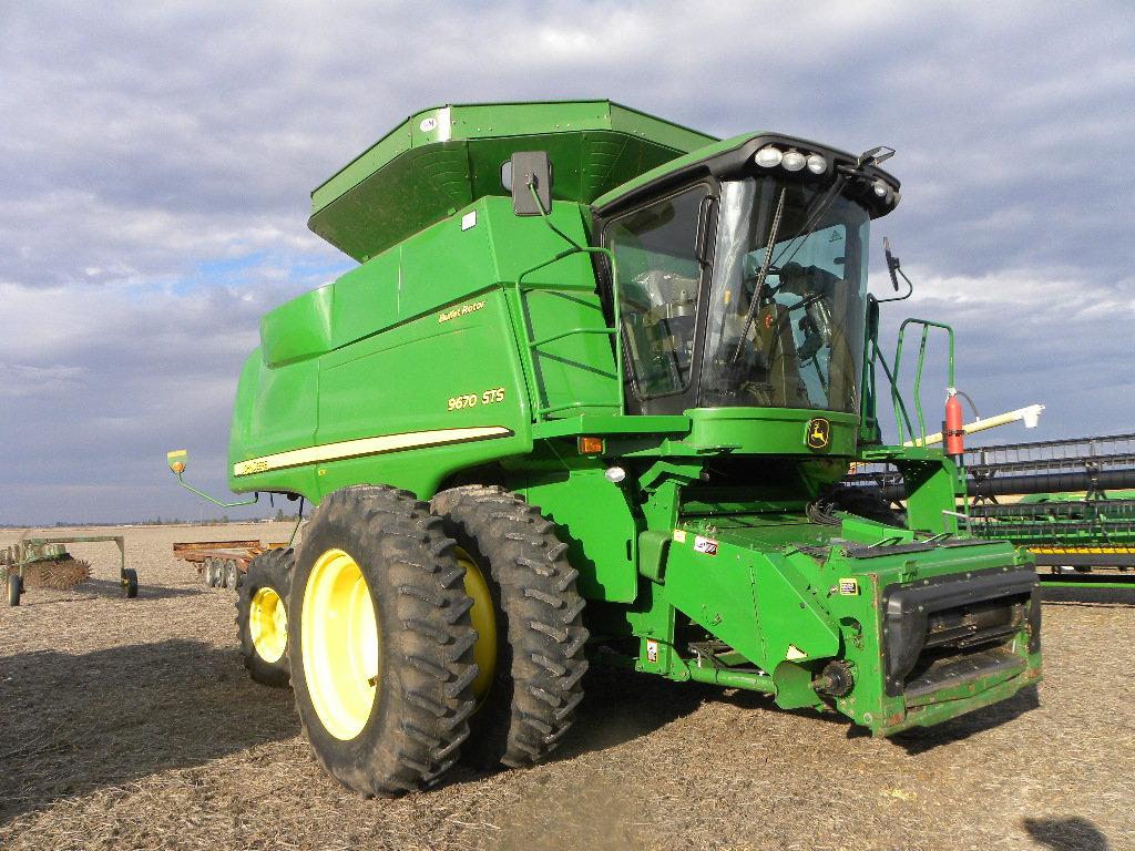 2009 JOHN DEERE 9670 STS BULLET ROTOR COMBINE