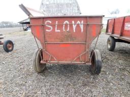 4X10 FLARE BOX WAGON ON GEAR