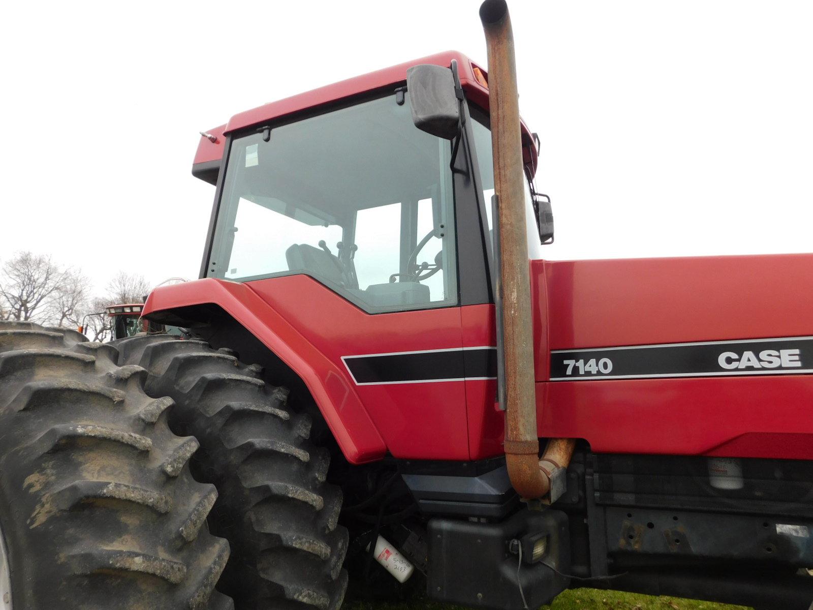 1991 CASE IH 7140 MFWD TRACTOR W/ 2550 ACTUAL 2 OWNER HOURS