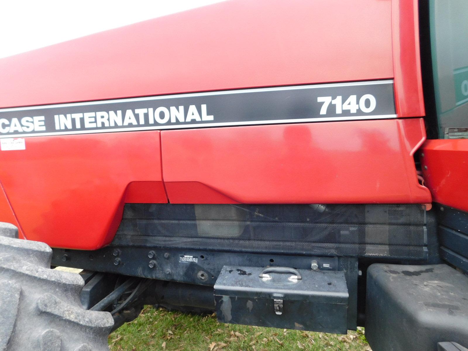 1991 CASE IH 7140 MFWD TRACTOR W/ 2550 ACTUAL 2 OWNER HOURS