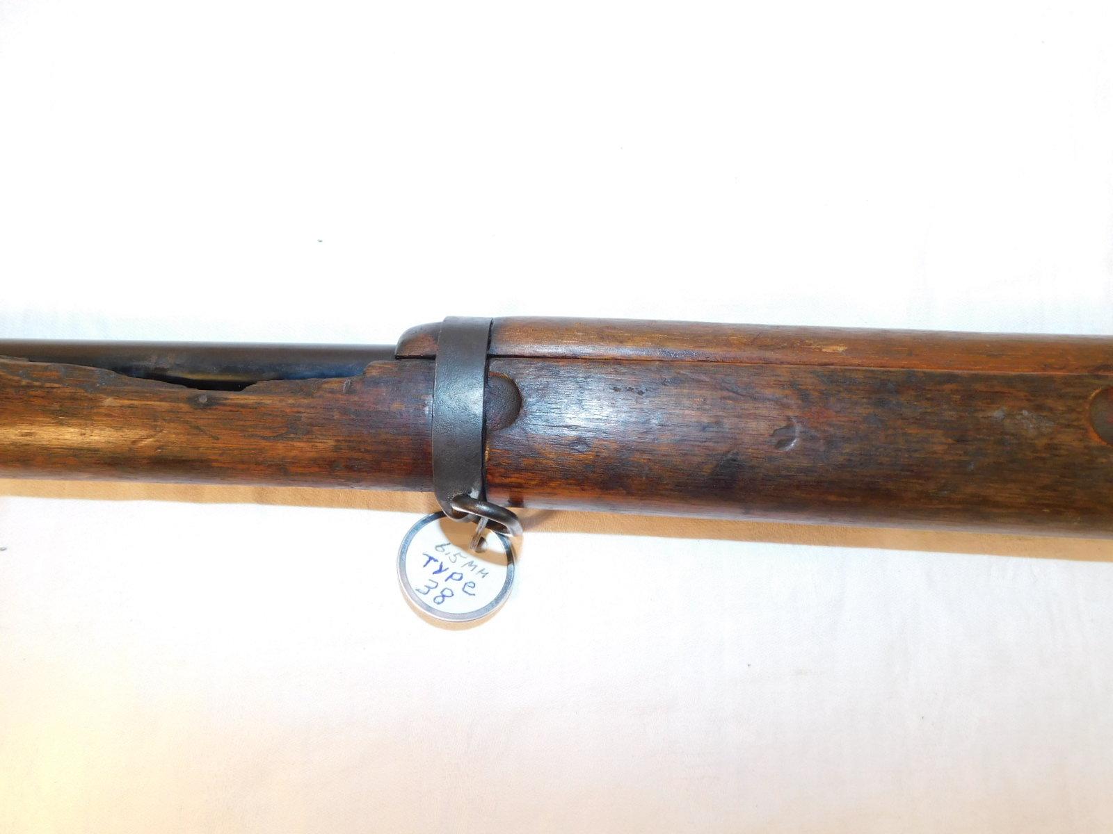 JAPANESE ARISAKA TYPE 38 6.5MM RIFLE W/ FULL UNSTRUCK MUM