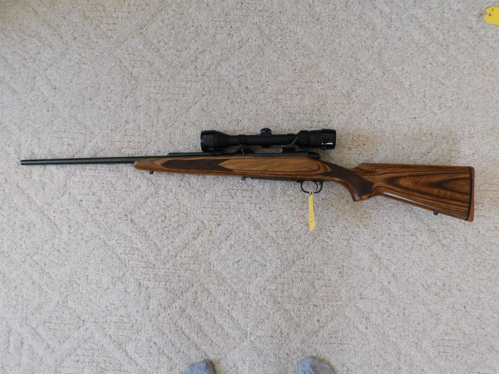 WINCHESTER MODEL 70 SA .308 CAL RIFLE W/ SCOPE MOUNTS