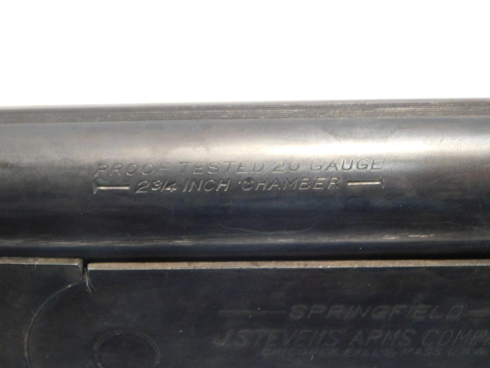 SPRINGFIELD MODEL 94A SINGLE SHOT 20GA SHOTGUN