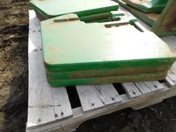 (6) JOHN DEERE SUITCASE WEIGHTS