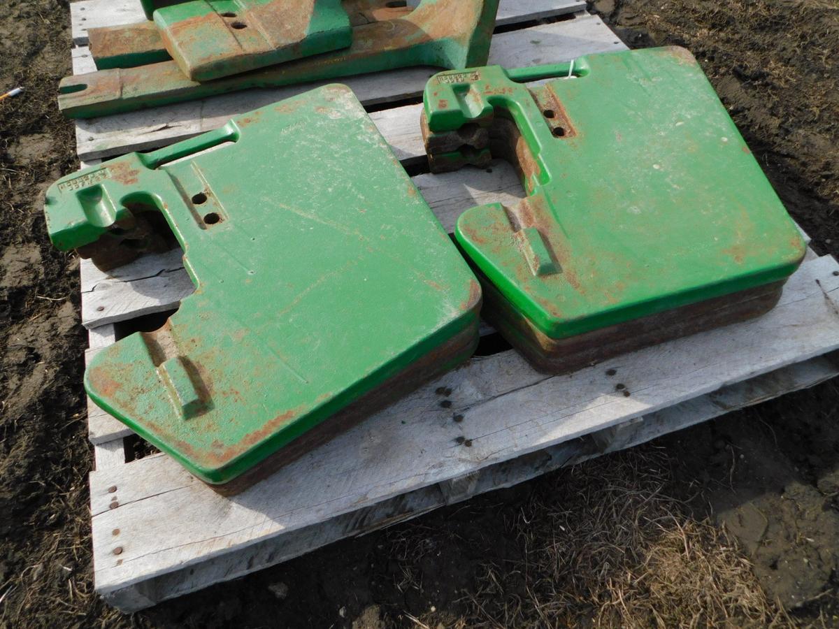 (6) JOHN DEERE SUITCASE WEIGHTS