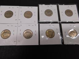 (8) 1960's UNCIRCULATED JEFFERSON NICKELS