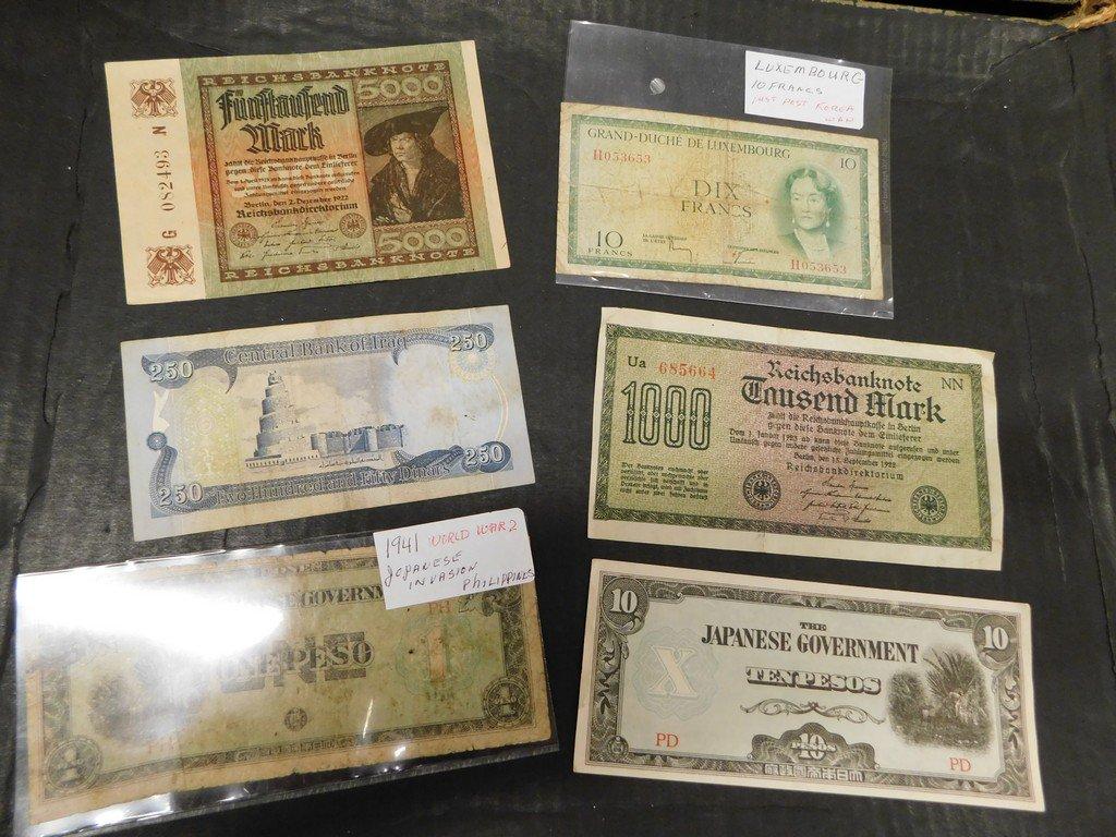 LOT OF 5 FOREIGN BILLS