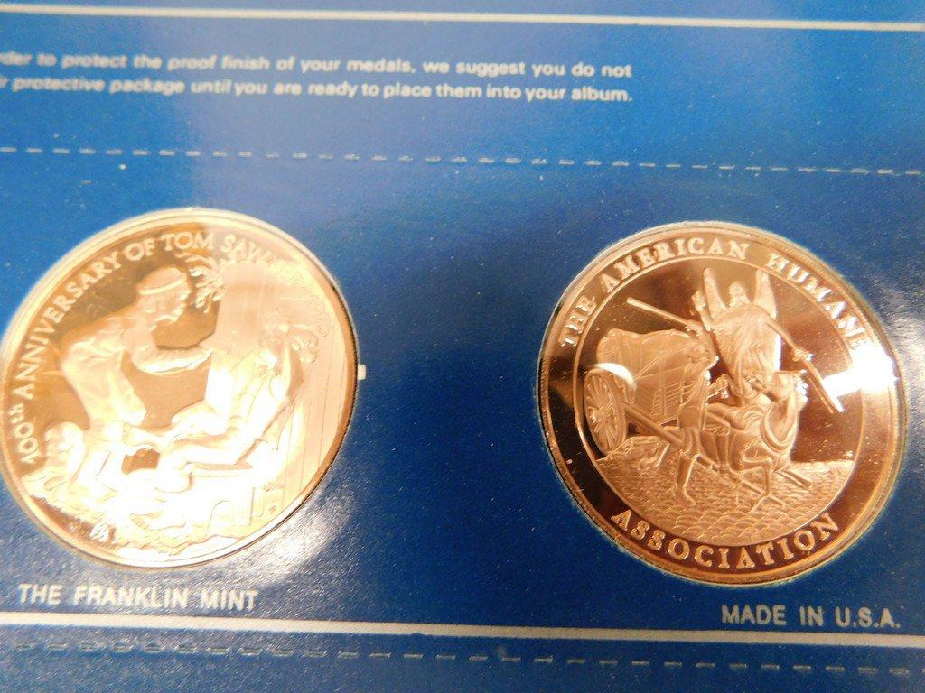 1976 FRANKLIN MINT SPECIAL COMMEMORATIVE FIRST EDITION PROOFS