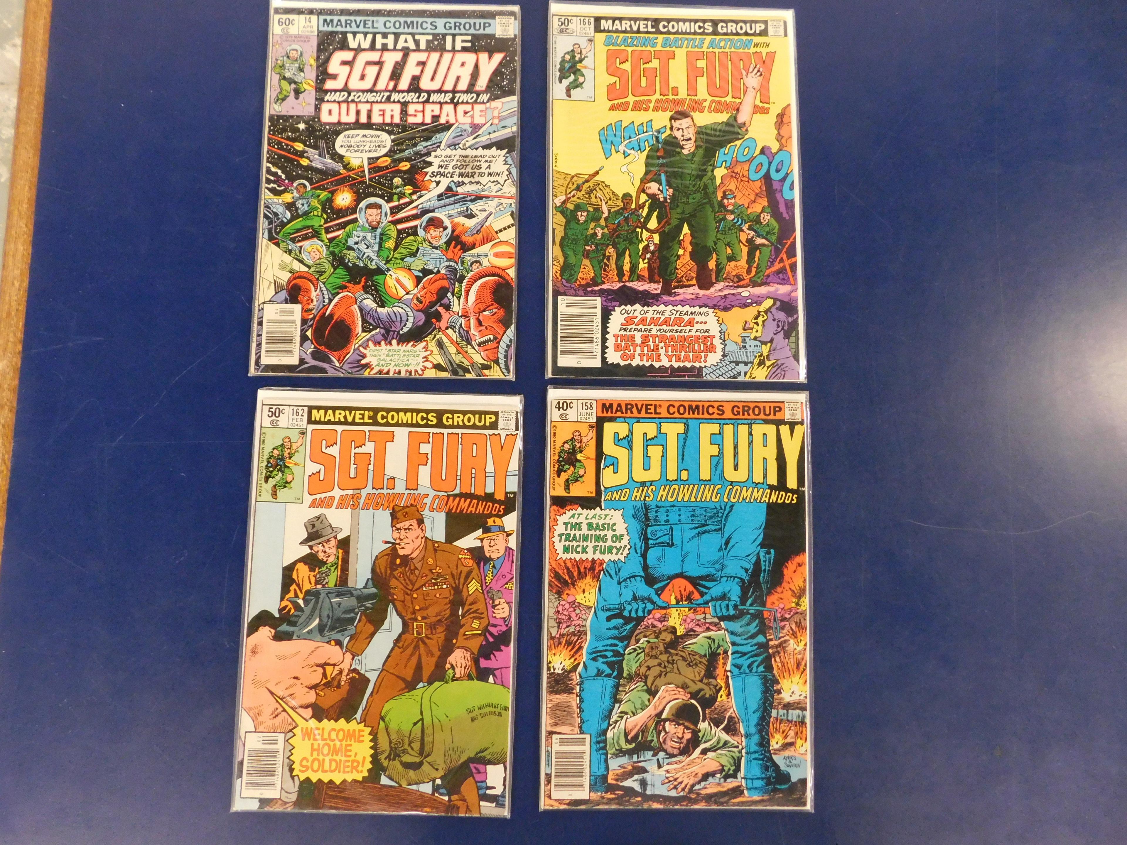 (14) SGT. FURY AND HIS HOWLING COMMANDOS COMIC BOOKS