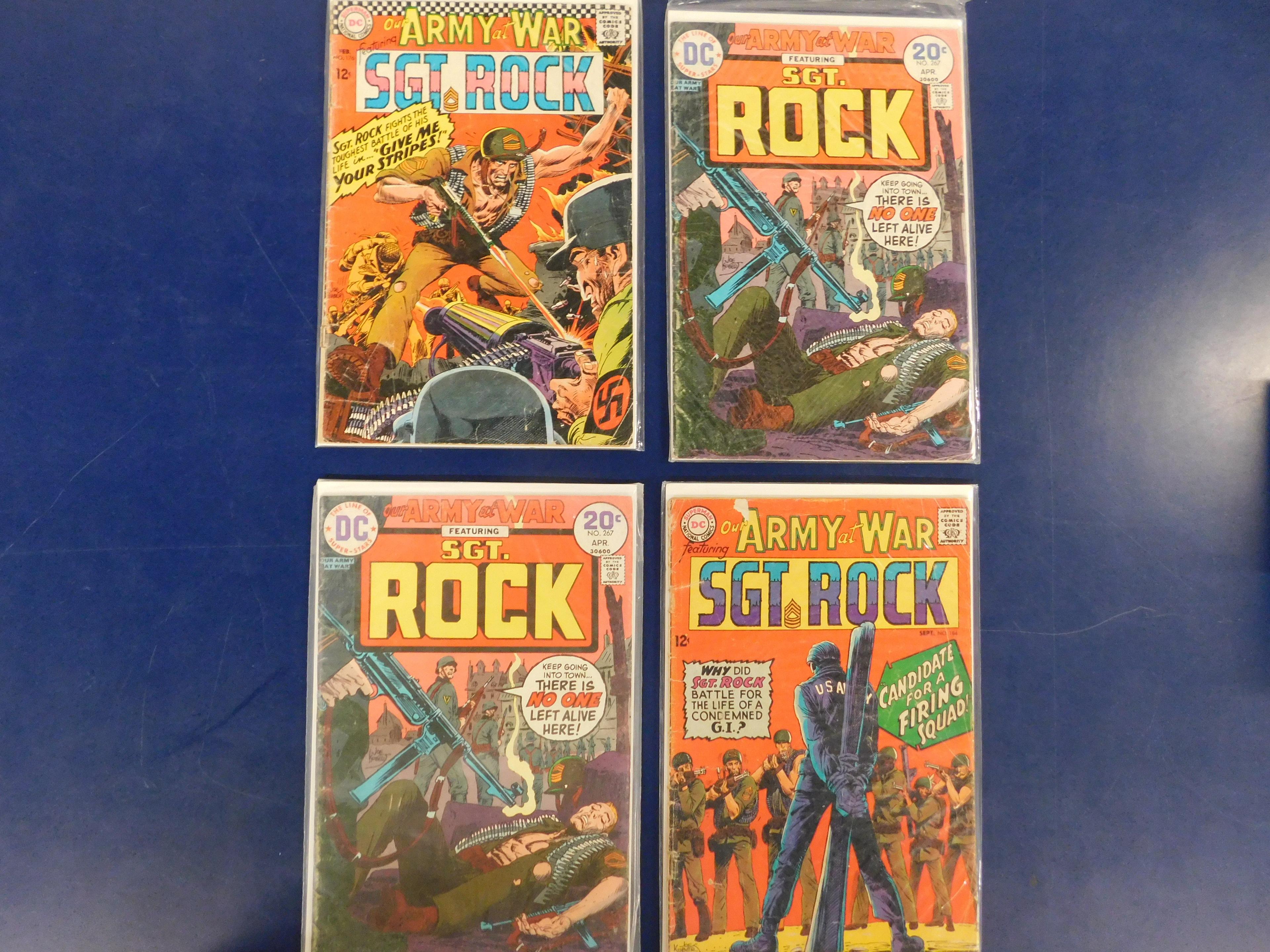 (15) SGT. ROCK DC COMIC BOOKS