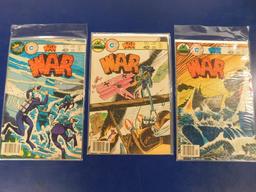 (12) 1970's CHARLTON COMIC BOOKS "WAR"  (1) MODERN COMICS