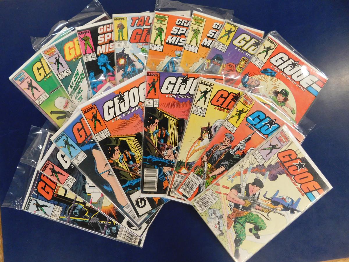 (16) G.I. JOE MARVEL COMIC BOOKS