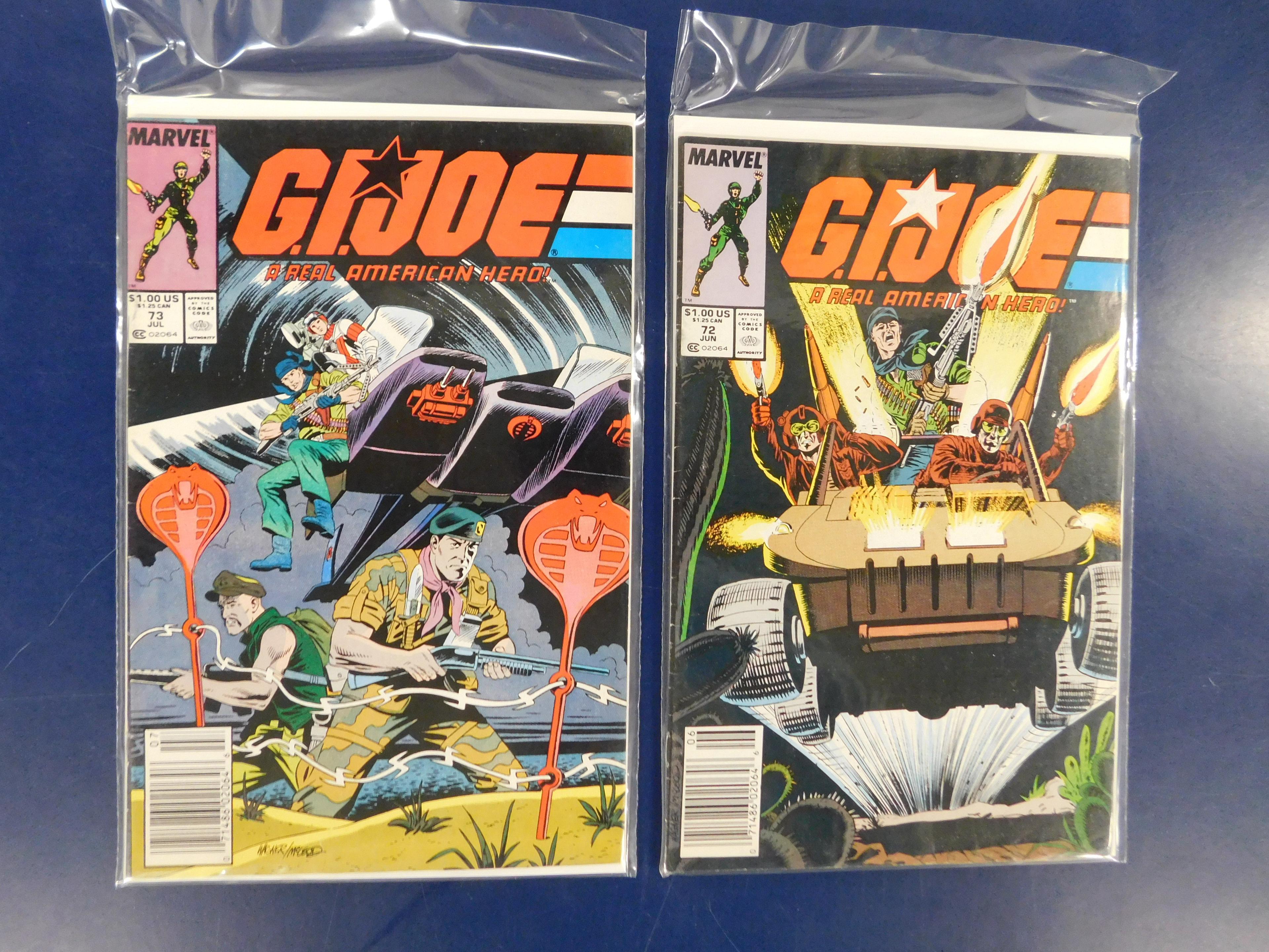 (16) G.I. JOE MARVEL COMIC BOOKS, (1) IMAGE COMIC