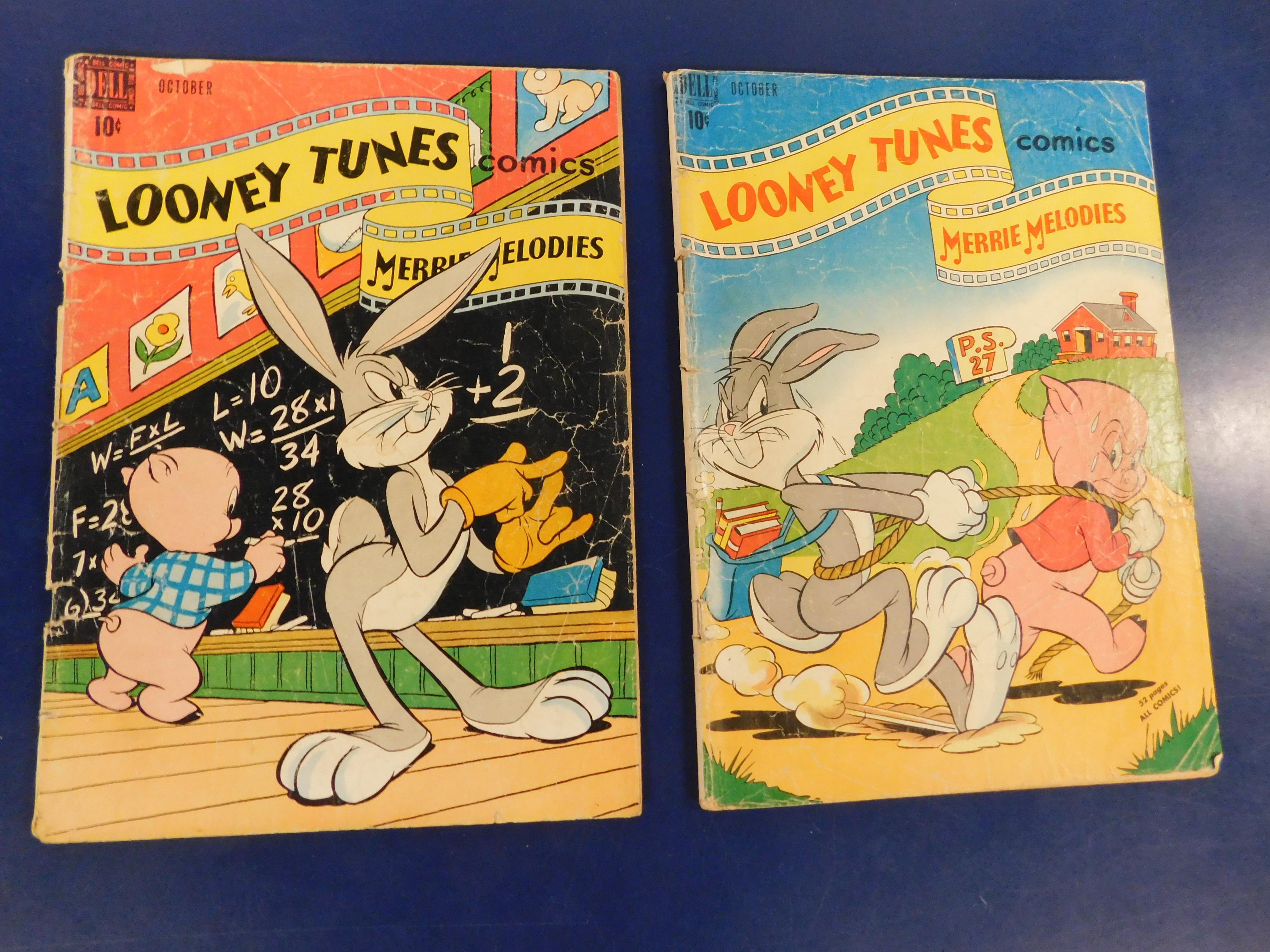 (12) DELL " LOONEY TUNES" COMIC BOOKS