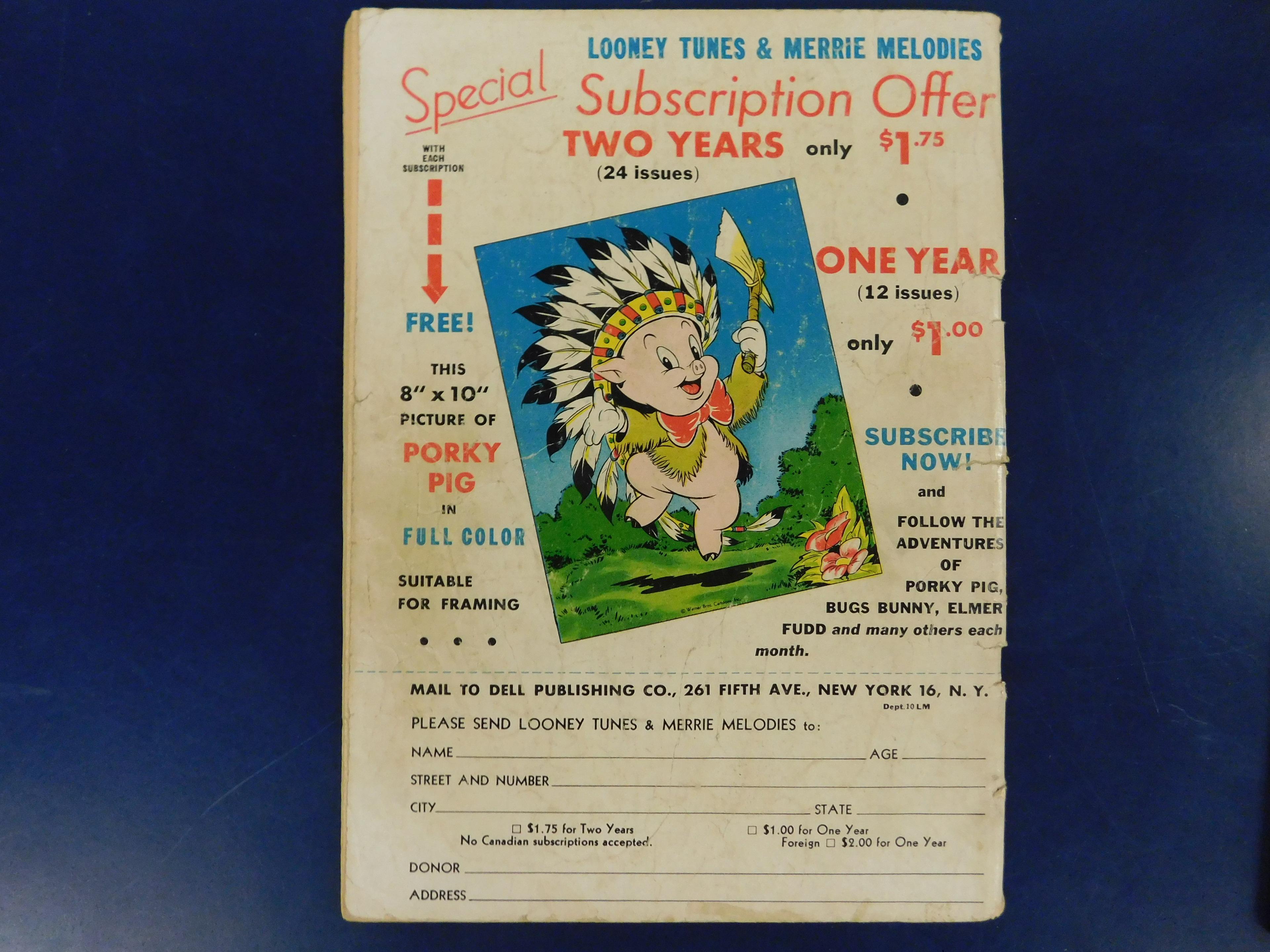 (12) DELL " LOONEY TUNES" COMIC BOOKS