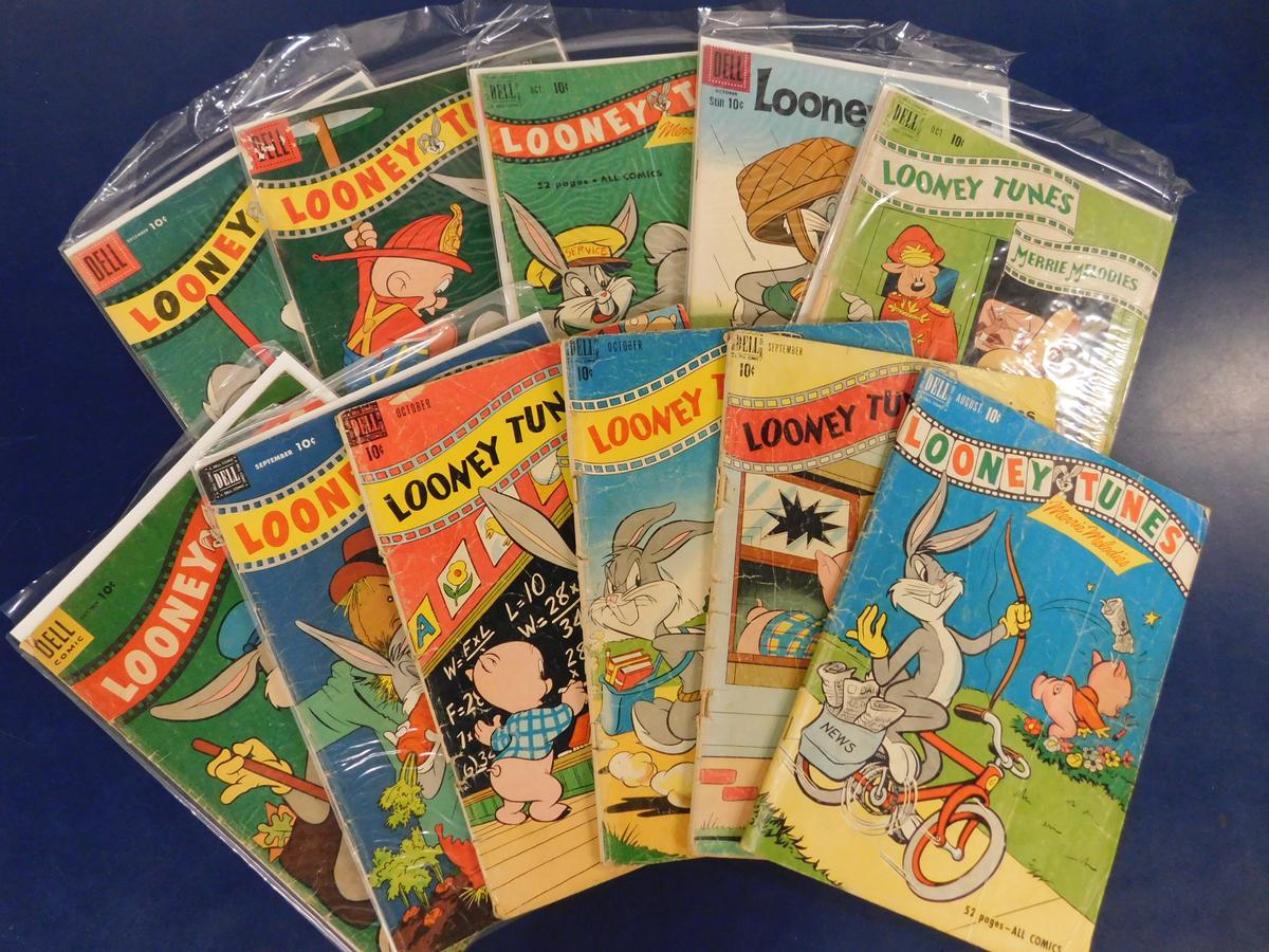 (12) DELL " LOONEY TUNES" COMIC BOOKS