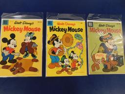 (10) WALT DISNEY "MICKEY MOUSE" COMIC BOOKS - DELL COMIC