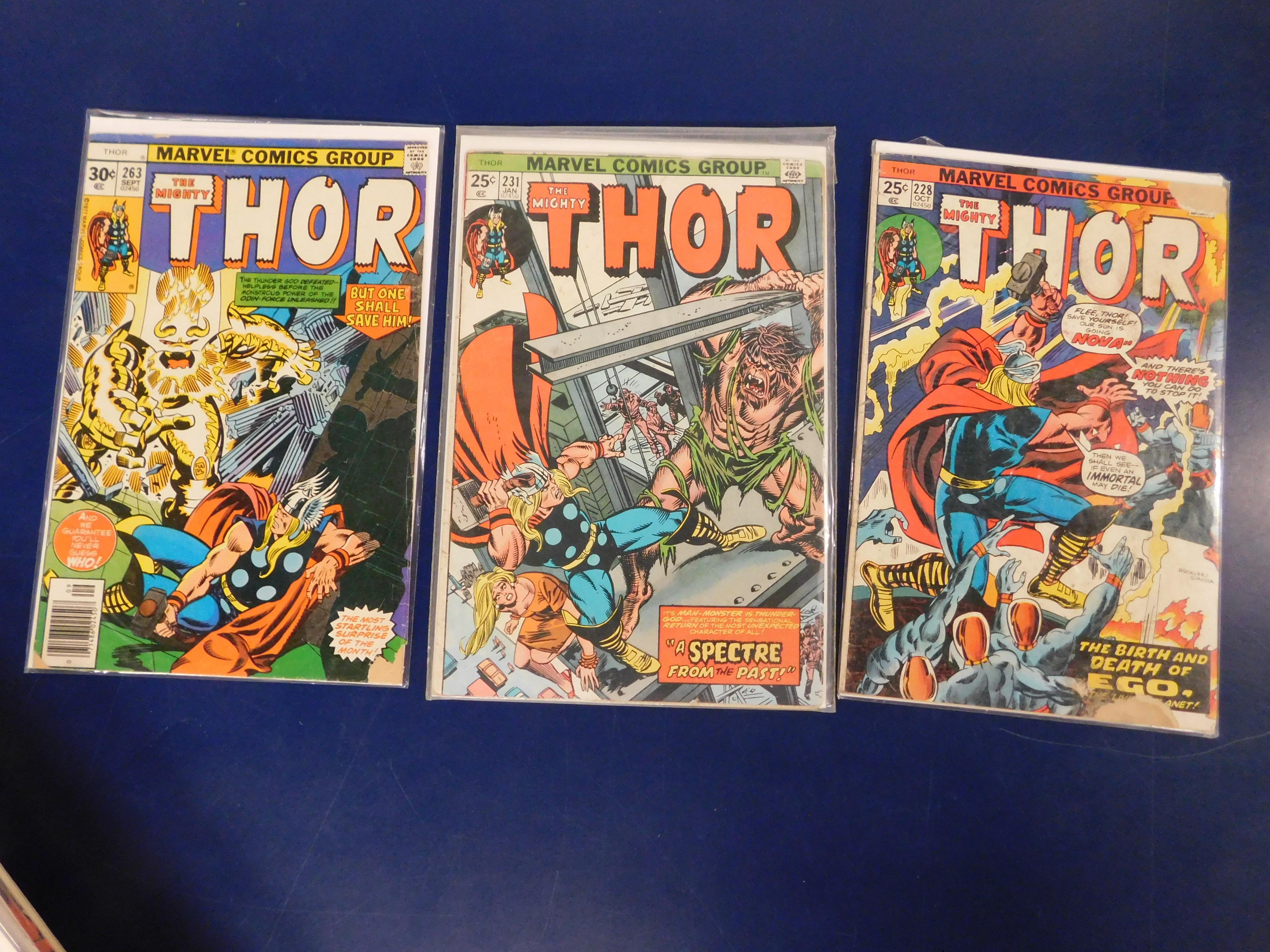 (25) THOR COMIC BOOKS - MARVEL COMIC