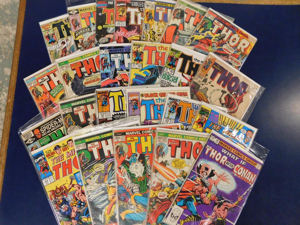 (25) THOR COMIC BOOKS - MARVEL COMIC