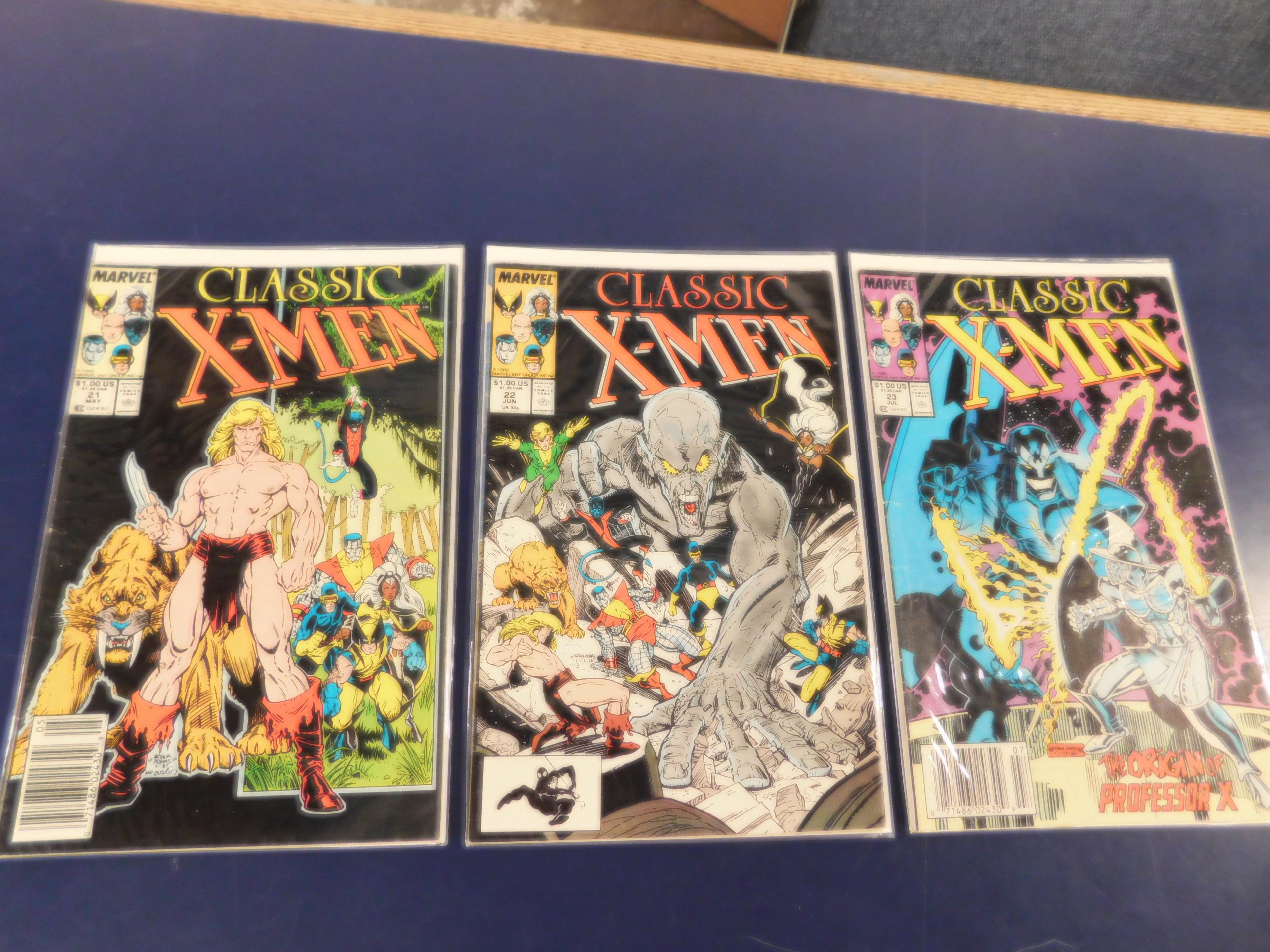 (20) X-MEN CLASSIC COMIC BOOKS - MARVEL COMICS