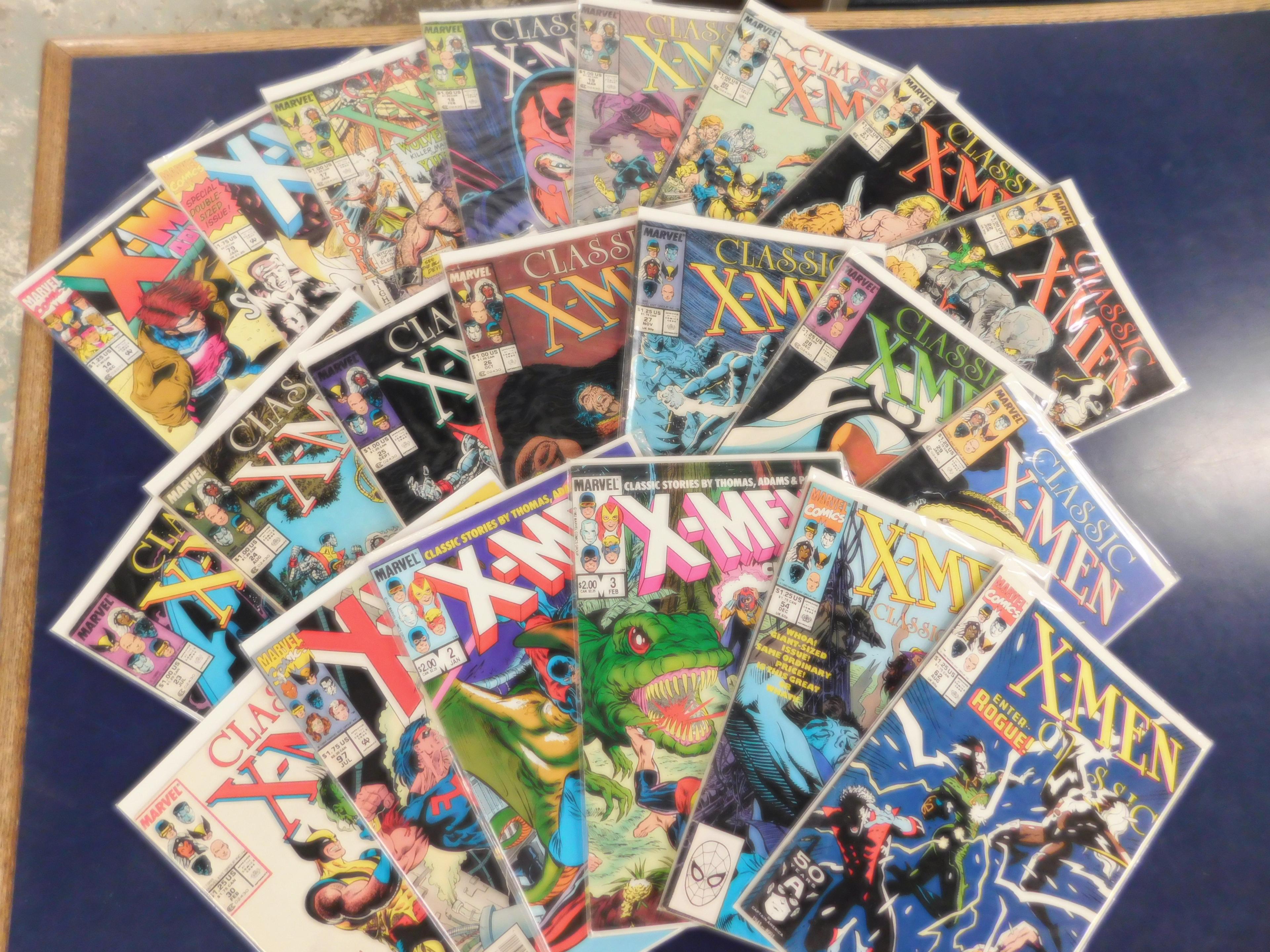 (20) X-MEN CLASSIC COMIC BOOKS - MARVEL COMICS