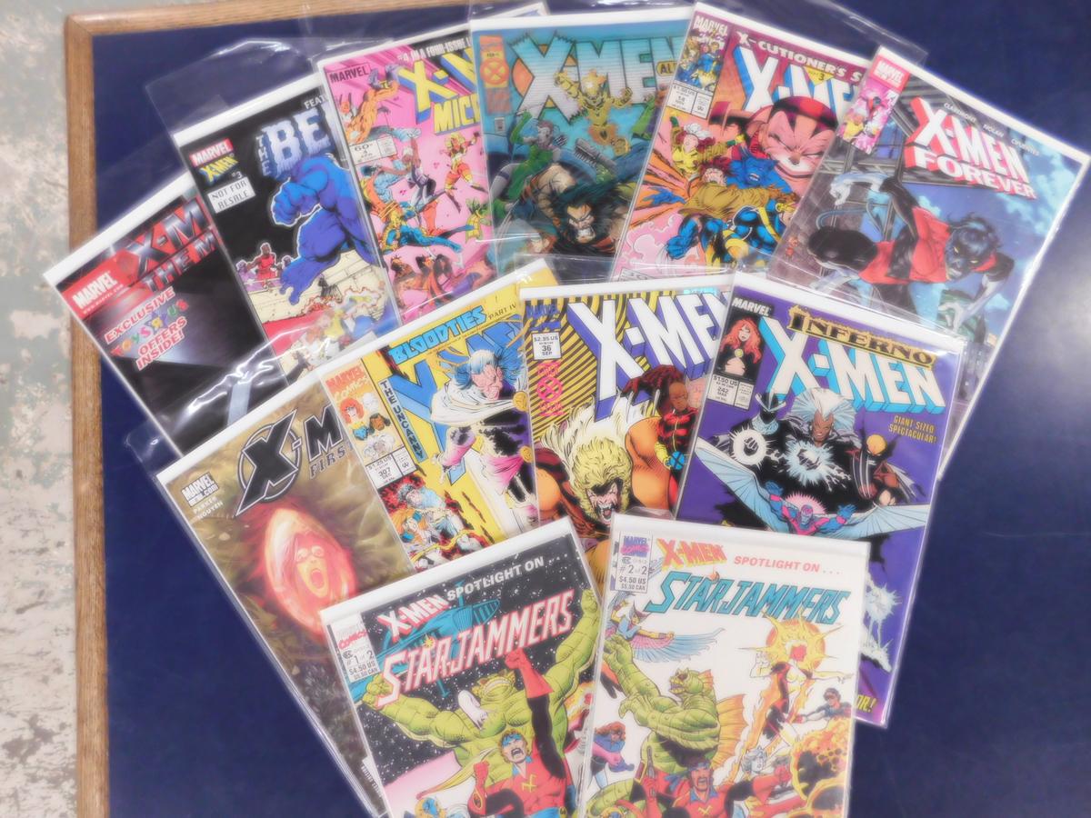 (12) ASSORTED X-MEN COMIC BOOKS - ,ARVEL COMICS