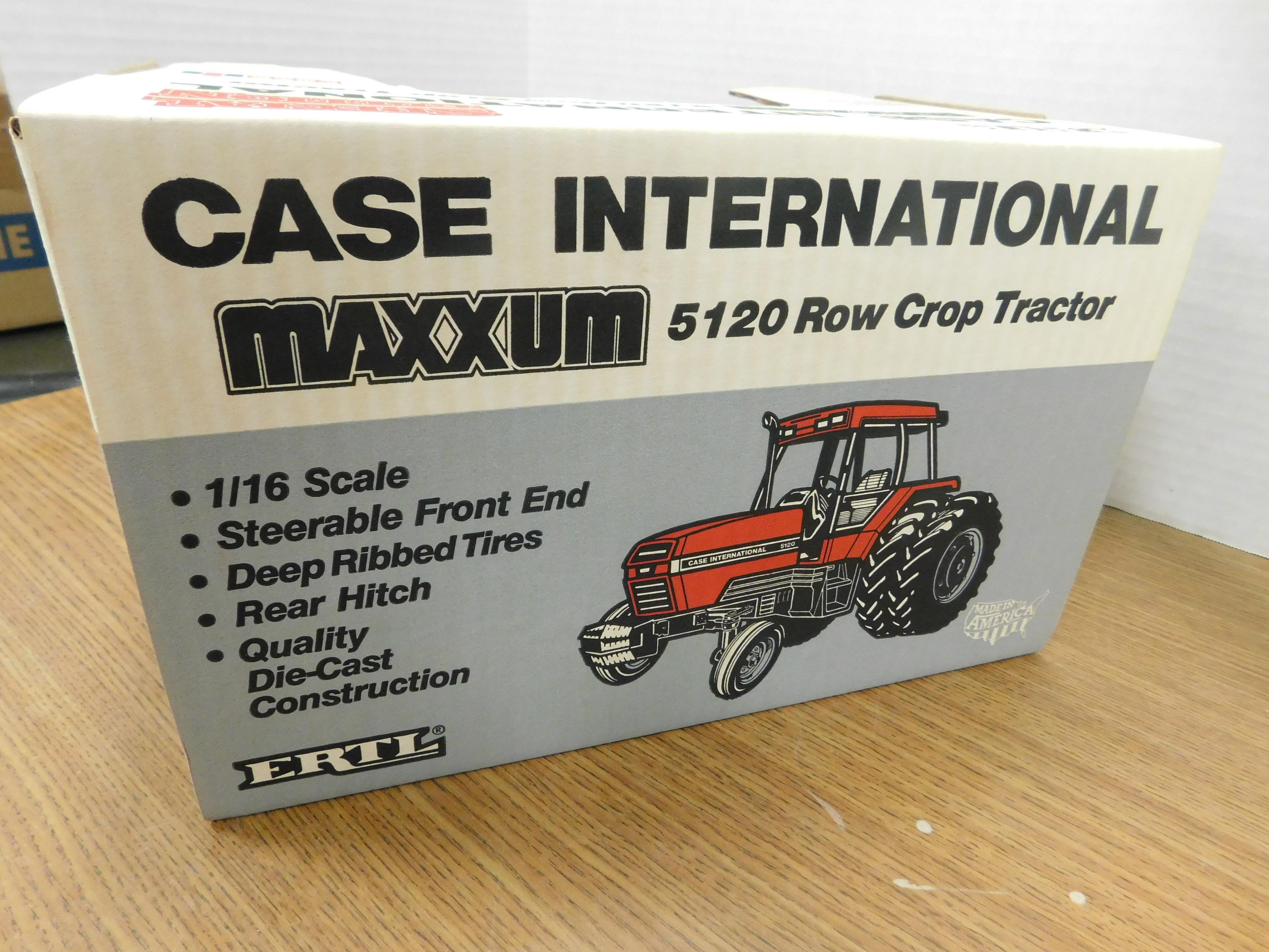 1990 ERTL 1/16 SCALE CASE INTERNATIONAL 5120 MAXUM ROW CROP TRACTOR