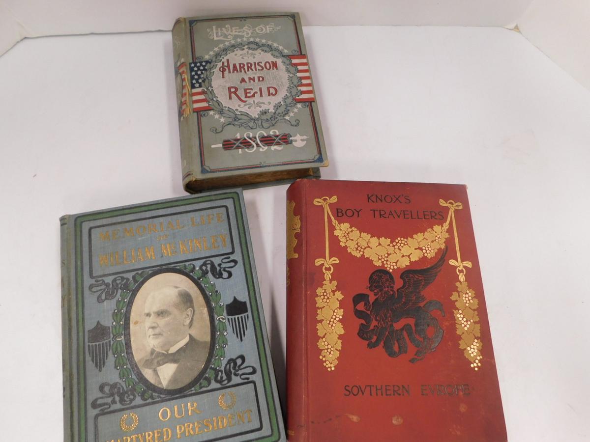 3 VINTAGE HARD BACK BOOKS