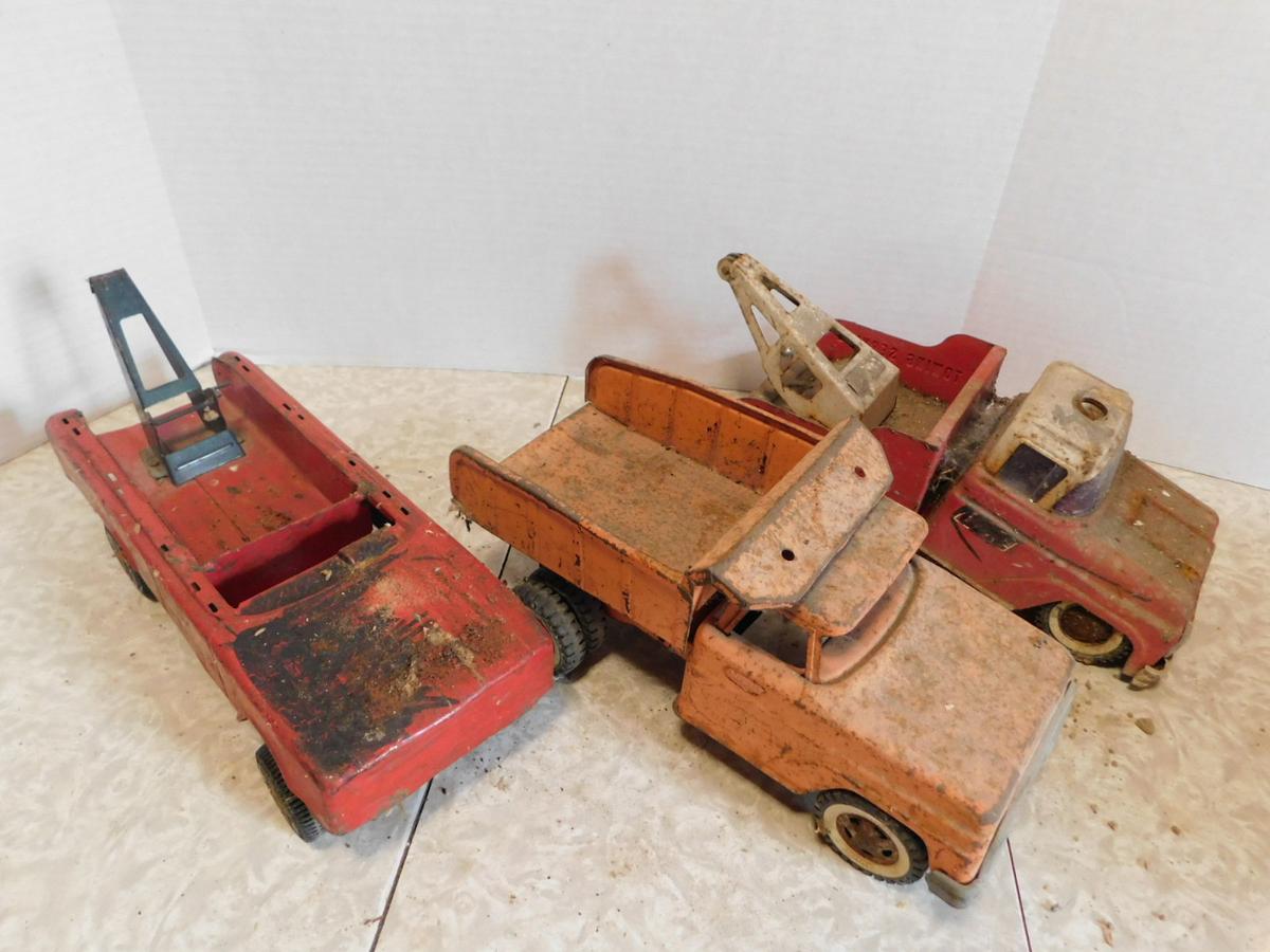 GROUP OF (3) BUDDLY L RESTORATION PROJECT TRUCKS