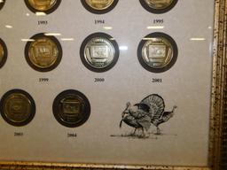 NWTF MEDALLION COLLECTION FRAME 2004